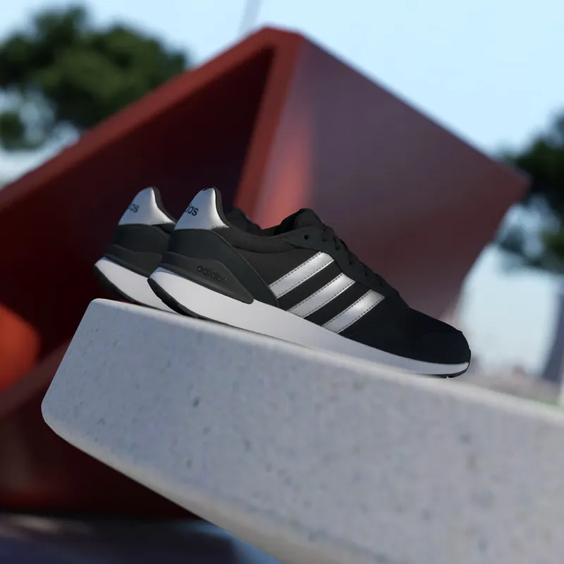 Adidas Run 60s 4.0 Core Black / Silver Metallic / Cloud White (JR6626)