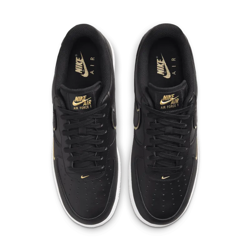 Nike Air Force 1 07 Black Metalic Gold (DA8481-001)