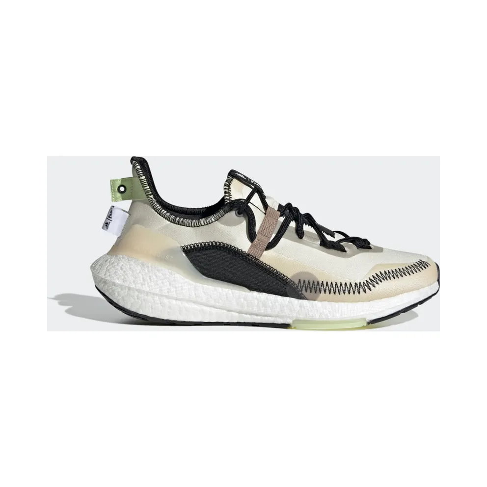 adidas Ultraboost 21 x Parley Laufschuh Orbit Grey / Chalky Brown / Almost Lime (GX1245)