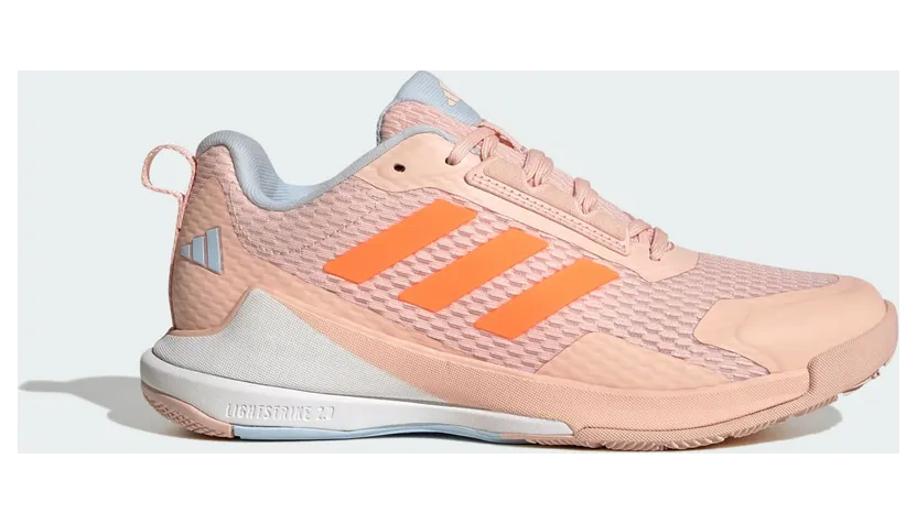 Adidas Novaflight 2 Indoor Blush Pink / Lucid Orange / Cloud White (JR9570)