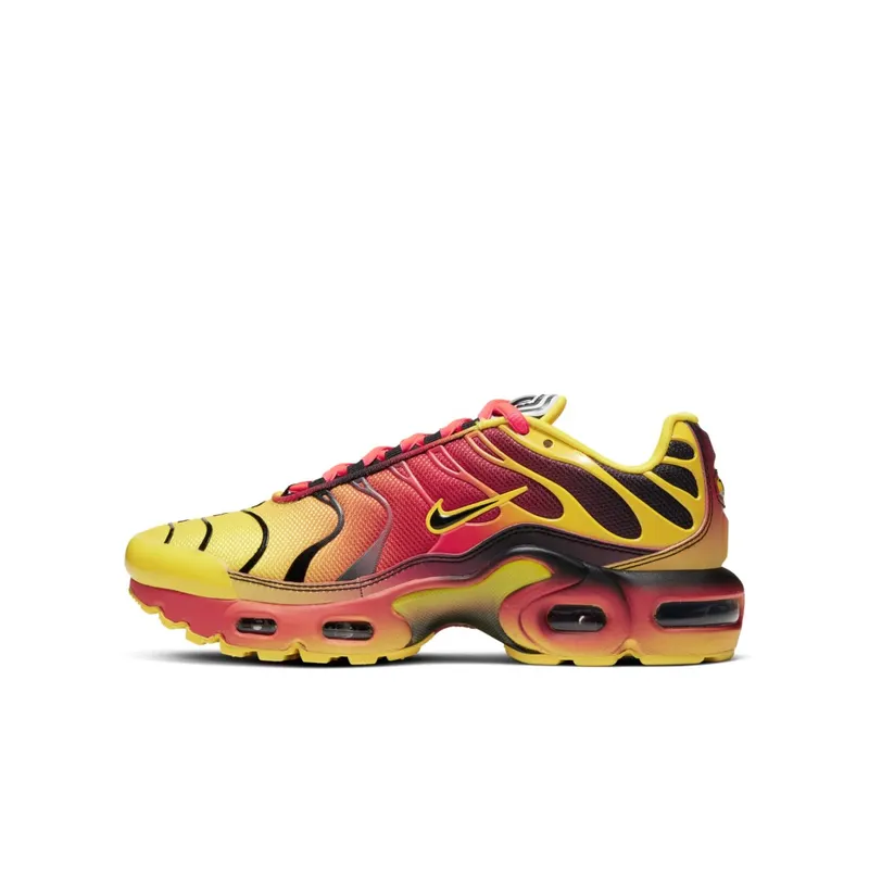 Nike  Air Max Plus Fade Chrome Yellow Bright Crimson (GS) Chrome Yellow/Bright Crimson-Black (CT0962-700)