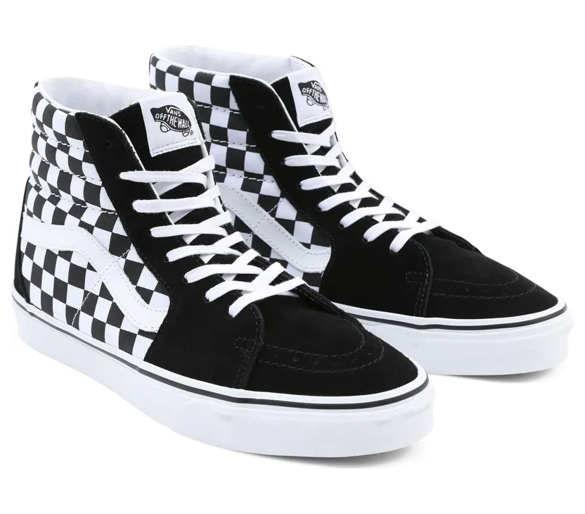 VANS Checkerboard Sk8-hi Schoenen Zwart (VN0A32QGHRK)