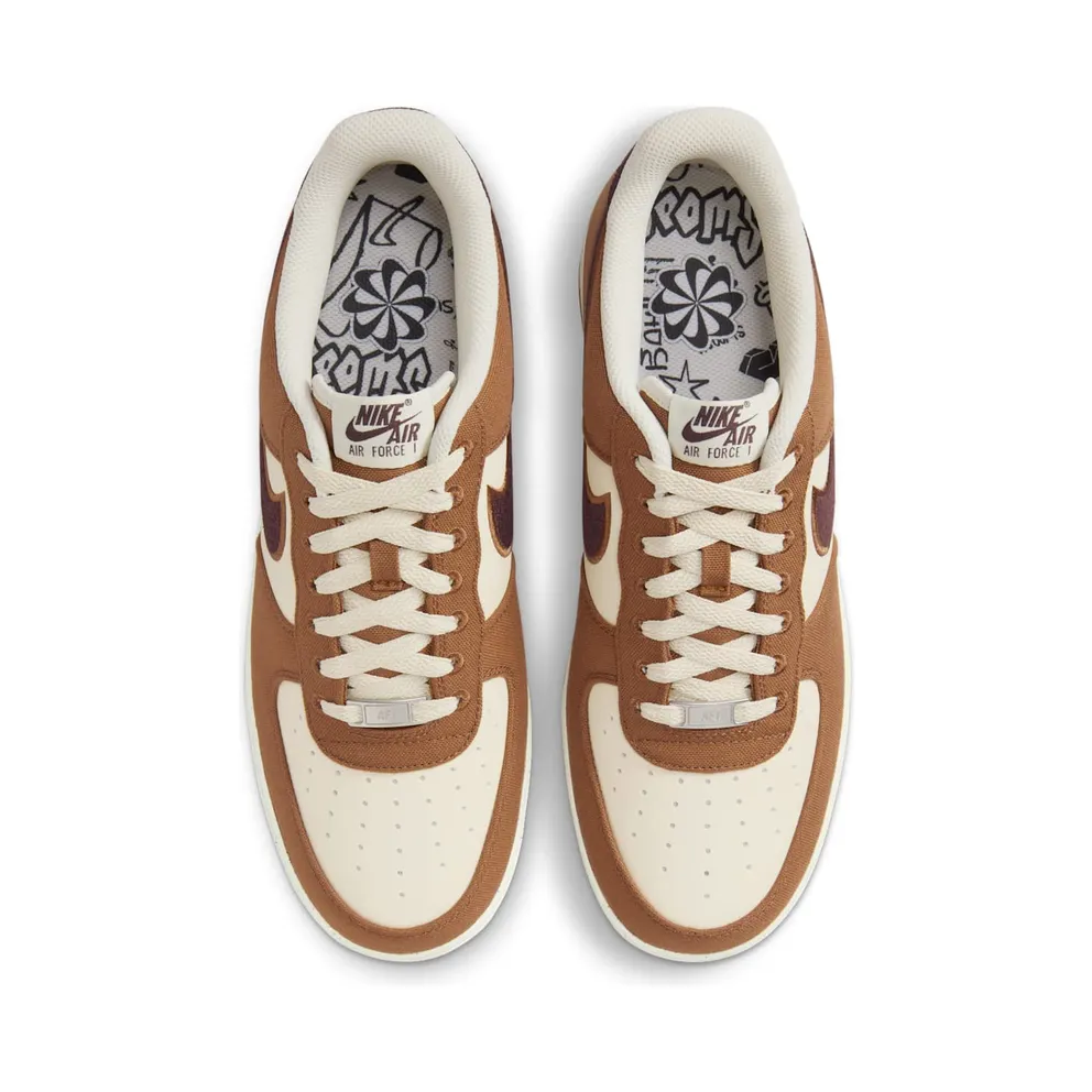 Nike Air Force 1 ’07 LV8 (british tan / burgundy crush) – FQ8713-200