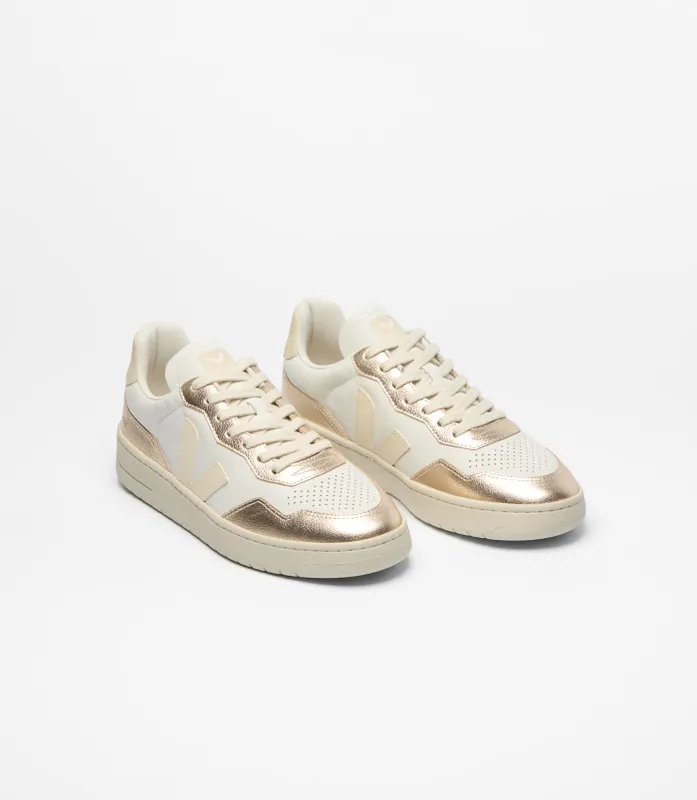 Veja – V-90 Leather – Women – Shoes – White (VD2021362A)