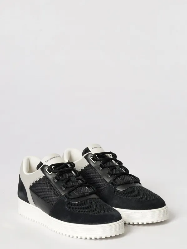 Emporio armani Mesh and Suede Blue (EM004838AF24321MB617)