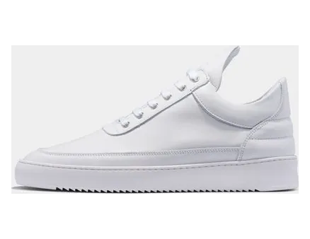 FILLING PIECES Low Top Ripple Nappa All White (25121721855)