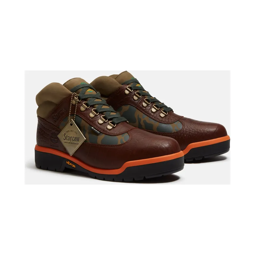 Timberland Field Boot Mid Lace Up Gore-Tex Starcow Medium Brown Camo (TB0A2NRW-A5C)