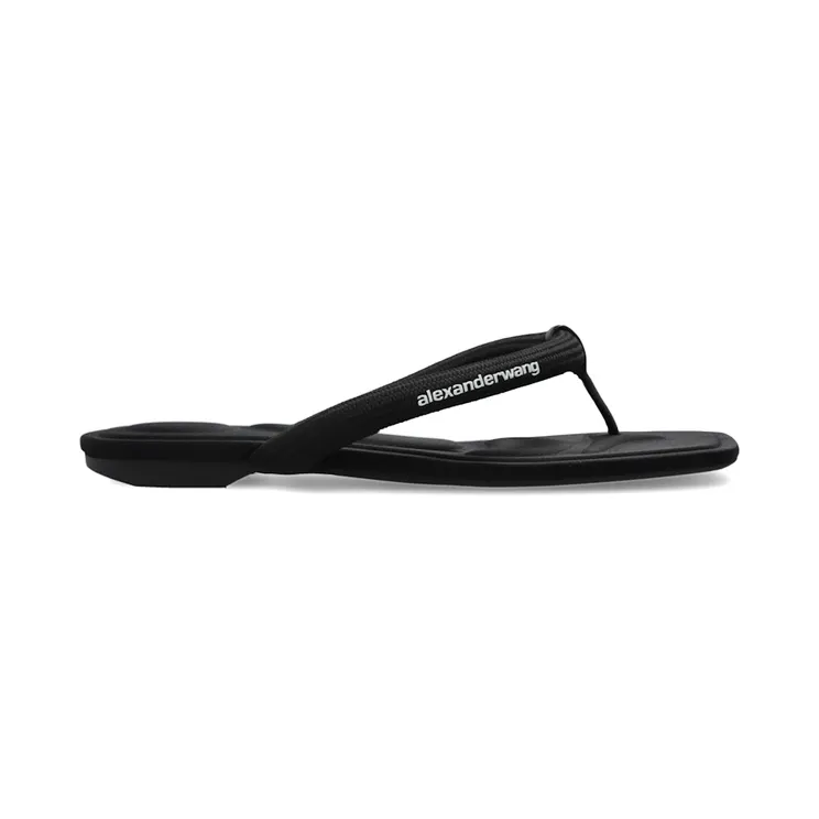 Alexander Wang Jenna Tubular Flat Thong Sandals Black (30226S021-001)