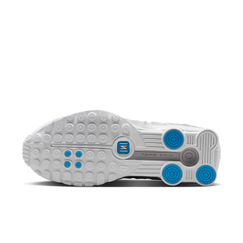 Nike Shox R4 White Blue Hero Silver (AR3565-105)