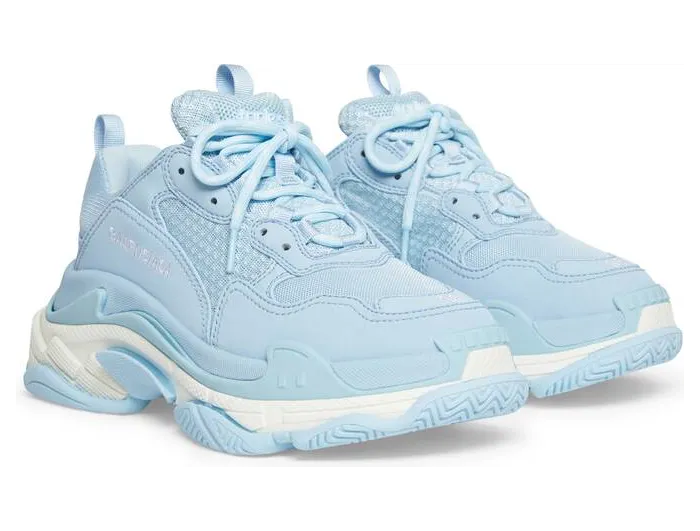 Balenciaga Triple S Light Blue White (W) (524039W2CA74090) (2)
