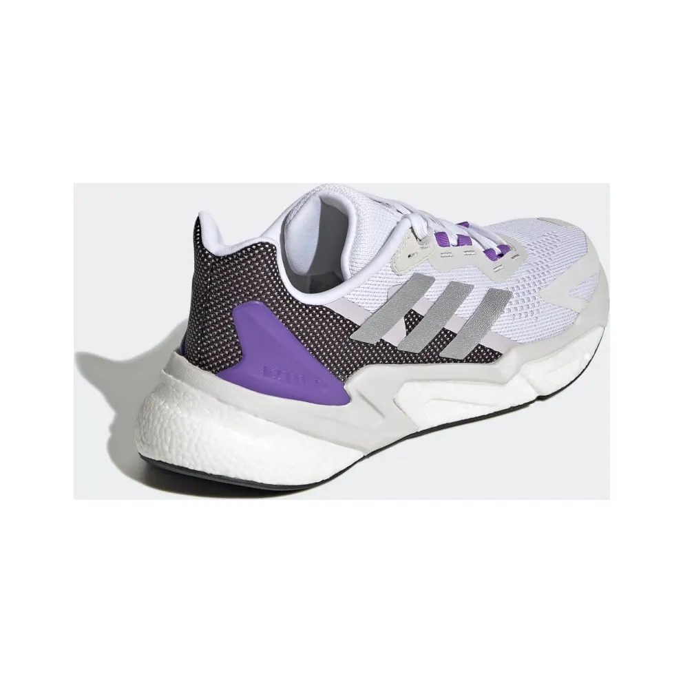 Adidas X9000L3 Cloud White / Silver Metallic / Purple Rush (HR1736)