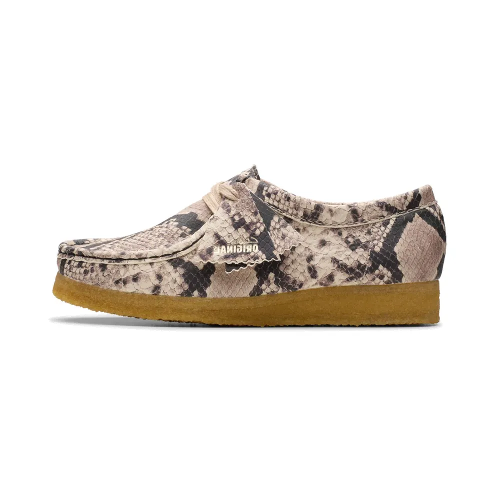 Clarks WALLABEE “Grey Snake Leather” (26179329)