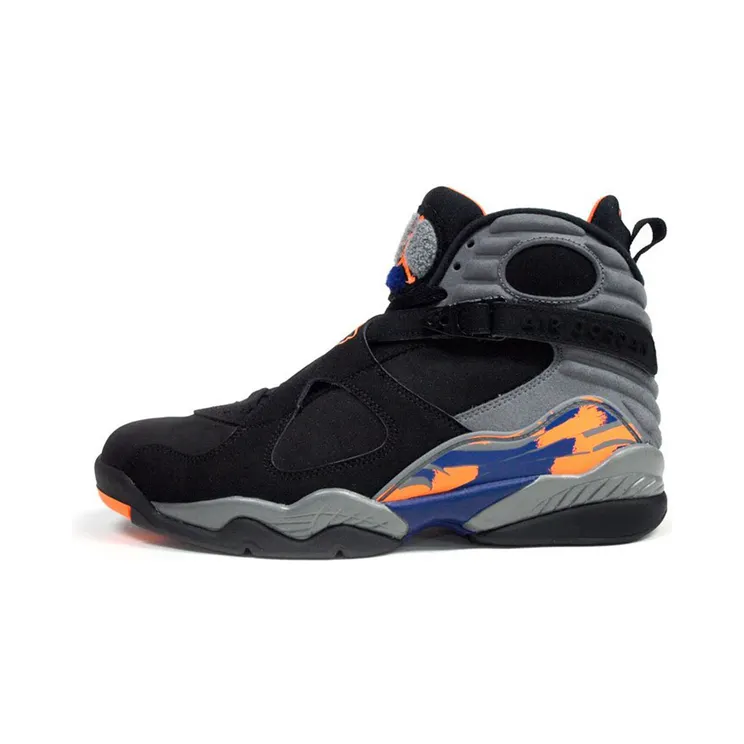 Air Jordan 8 Retro ‘Phoenix Suns’ blk/brght ctrs-cl gry-dp ryl b (305381-043)