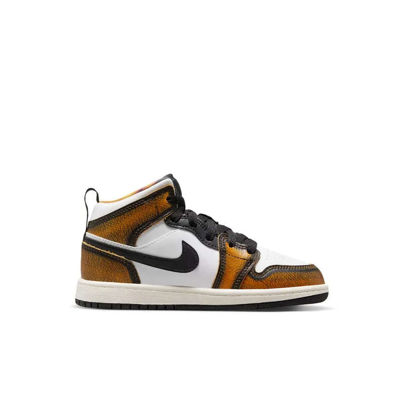 Jordan 1 Mid SE Orange Wear Away (DQ8419-071)
