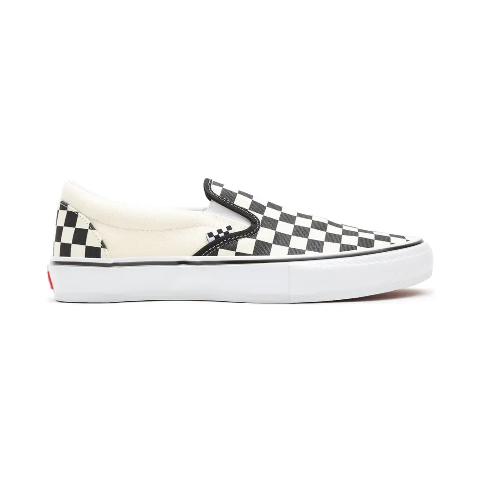 VANS Checkerboard Slip-on Skate Shoes White (VN0A5FCAAUH)