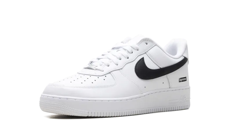 Nike Air Force 1 Low “Supreme – Mini Box Logo White / Black” (CU9225-102)