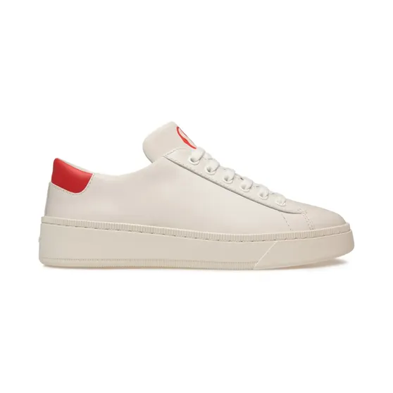 Bally Leren met logoprint “White” (WK008WVT005)