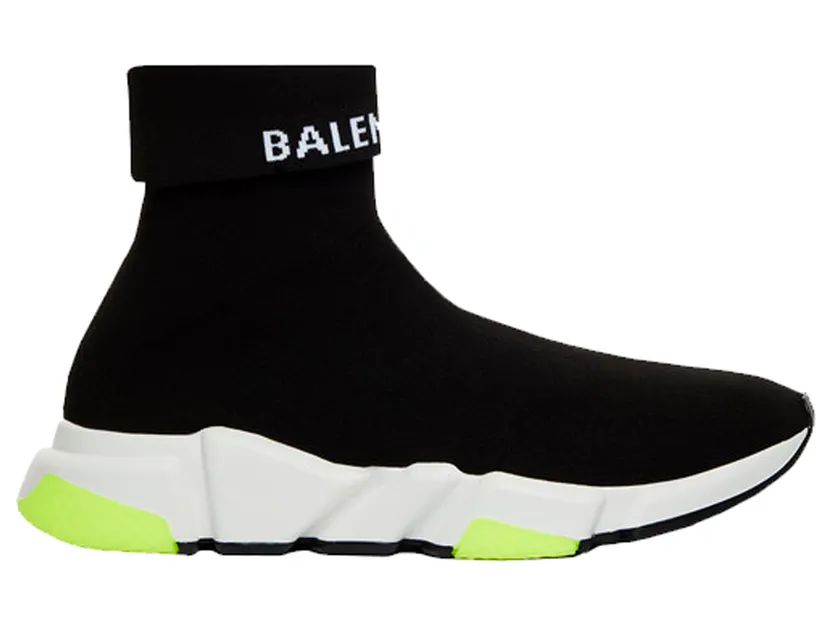 Balenciaga Speed Trainer Black White Volt (W)