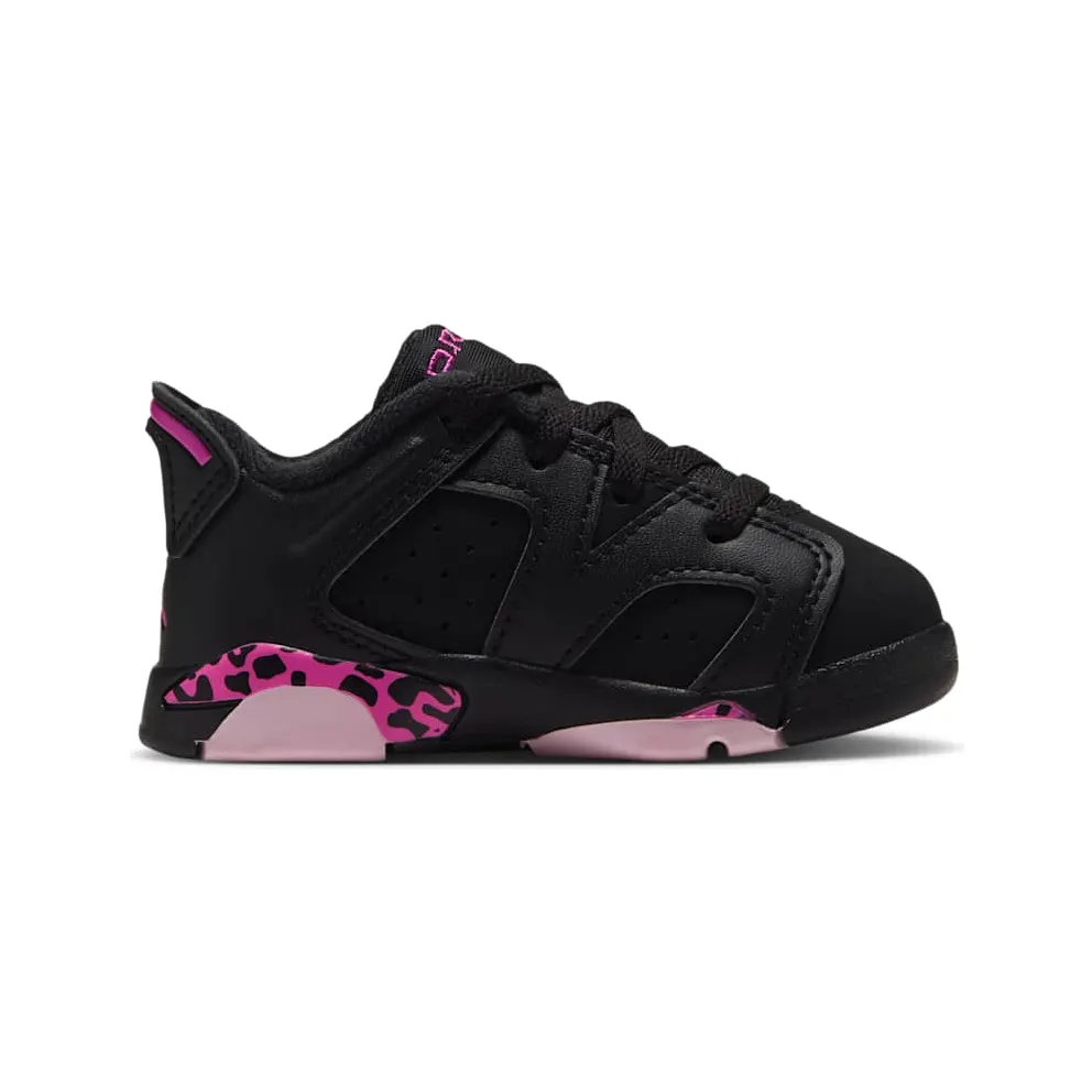 JORDAN 6 RETRO LOW (TD) “Black / Pink Foam / Laser Fuchsia” (IQ5607-001)