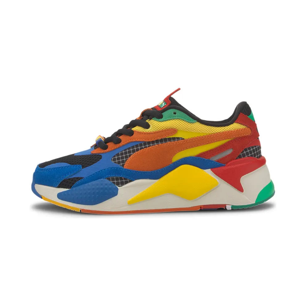 Puma RS-X3 Rubik’s Cube (GS) Palace Blue/High Risk Red (374028-01)