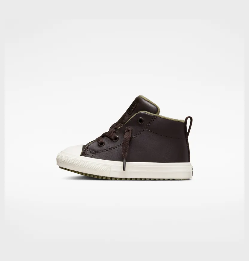 Converse Chuck Taylor All Star Street Boot Leather Velvet Brown/utility/egret