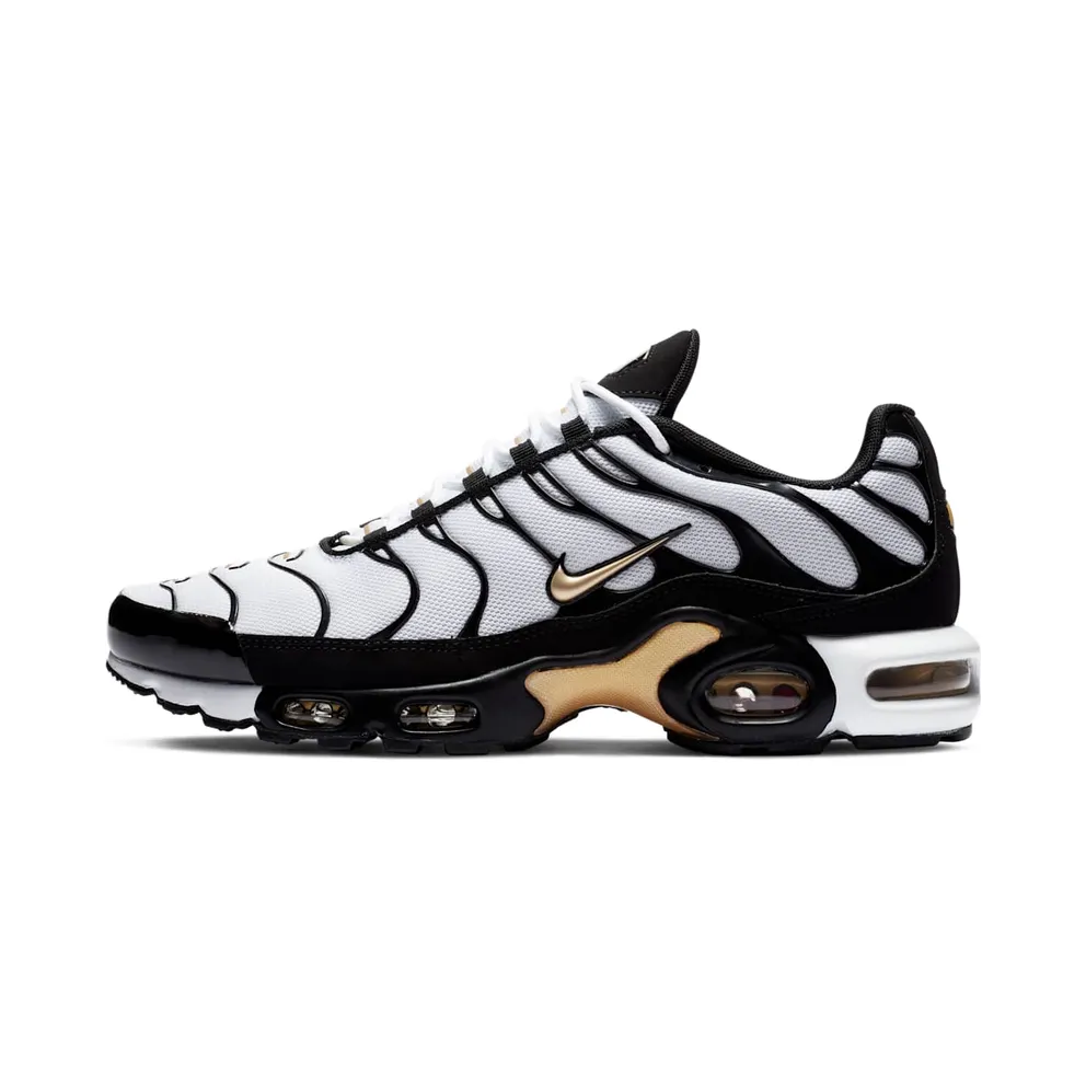 Nike Air Max Plus White Black Metallic Gold (CZ9188-001)