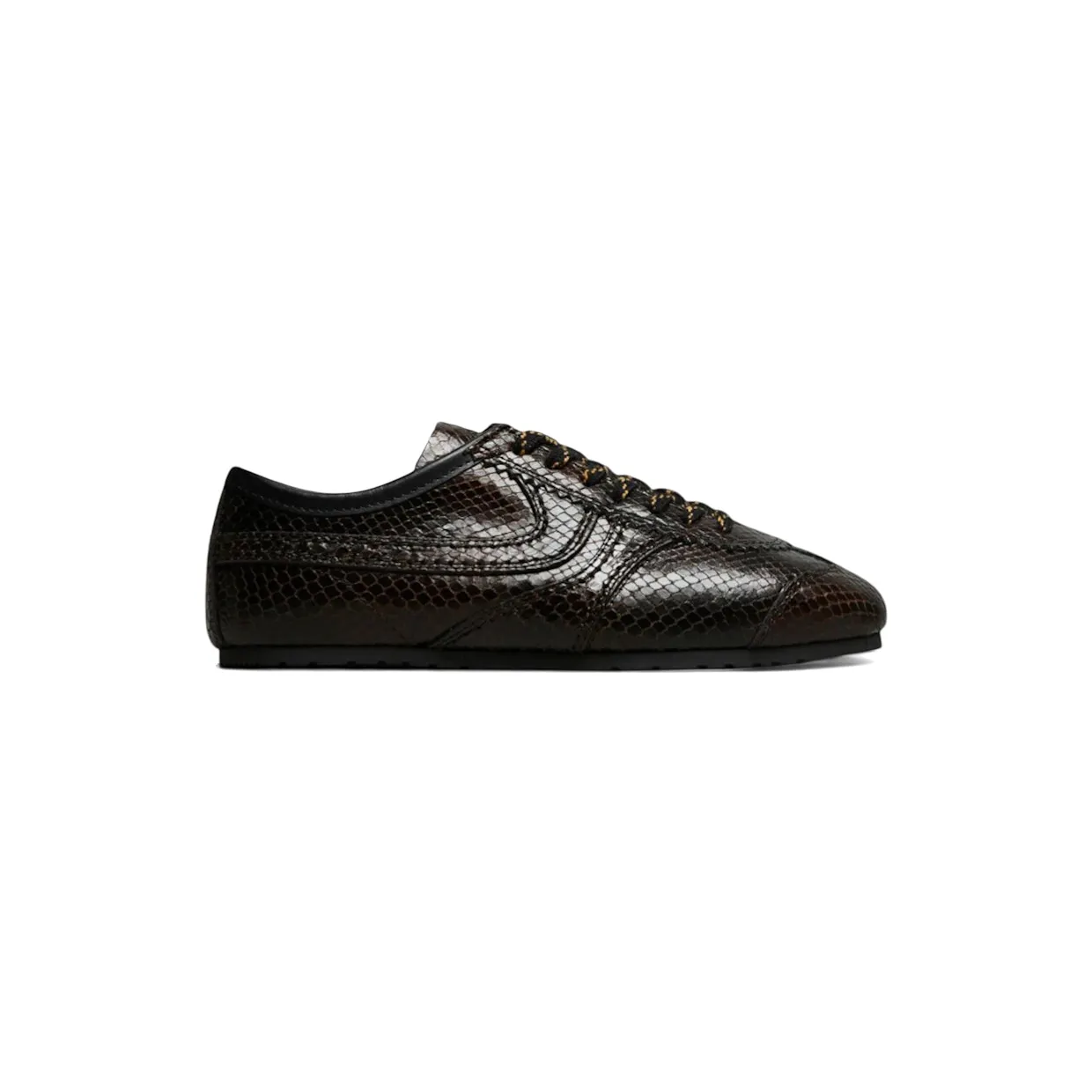 Dries Van Noten Capsule Sneakers Snake Embossed Dark Brown (252-011721-350-704)
