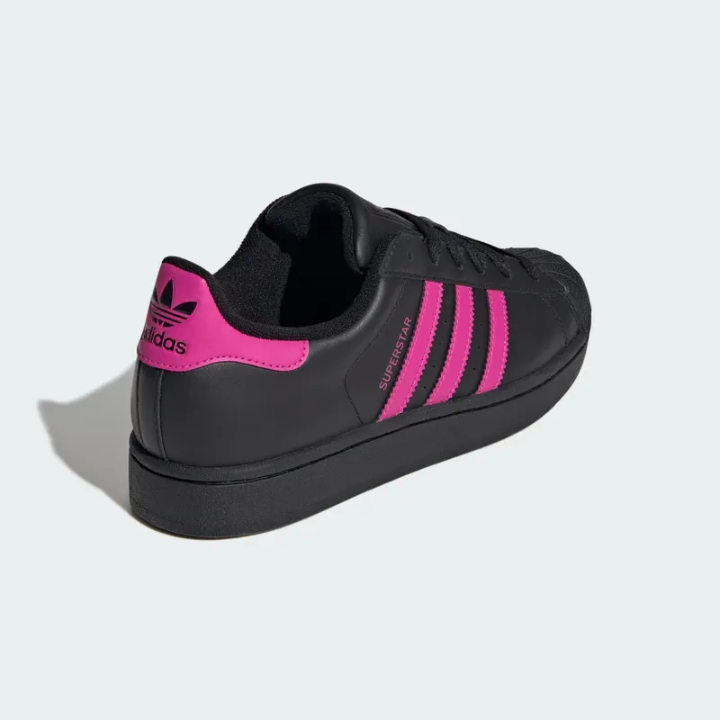 Adidas Superstar II Core Black / Semi Lucid Fuchsia / Core Black (JS1339)