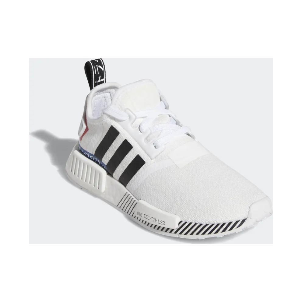 adidas NMD R1 Japan Pack White 2019 (Youth) Cloud White/Core Black/Lush Blue (EF2311)