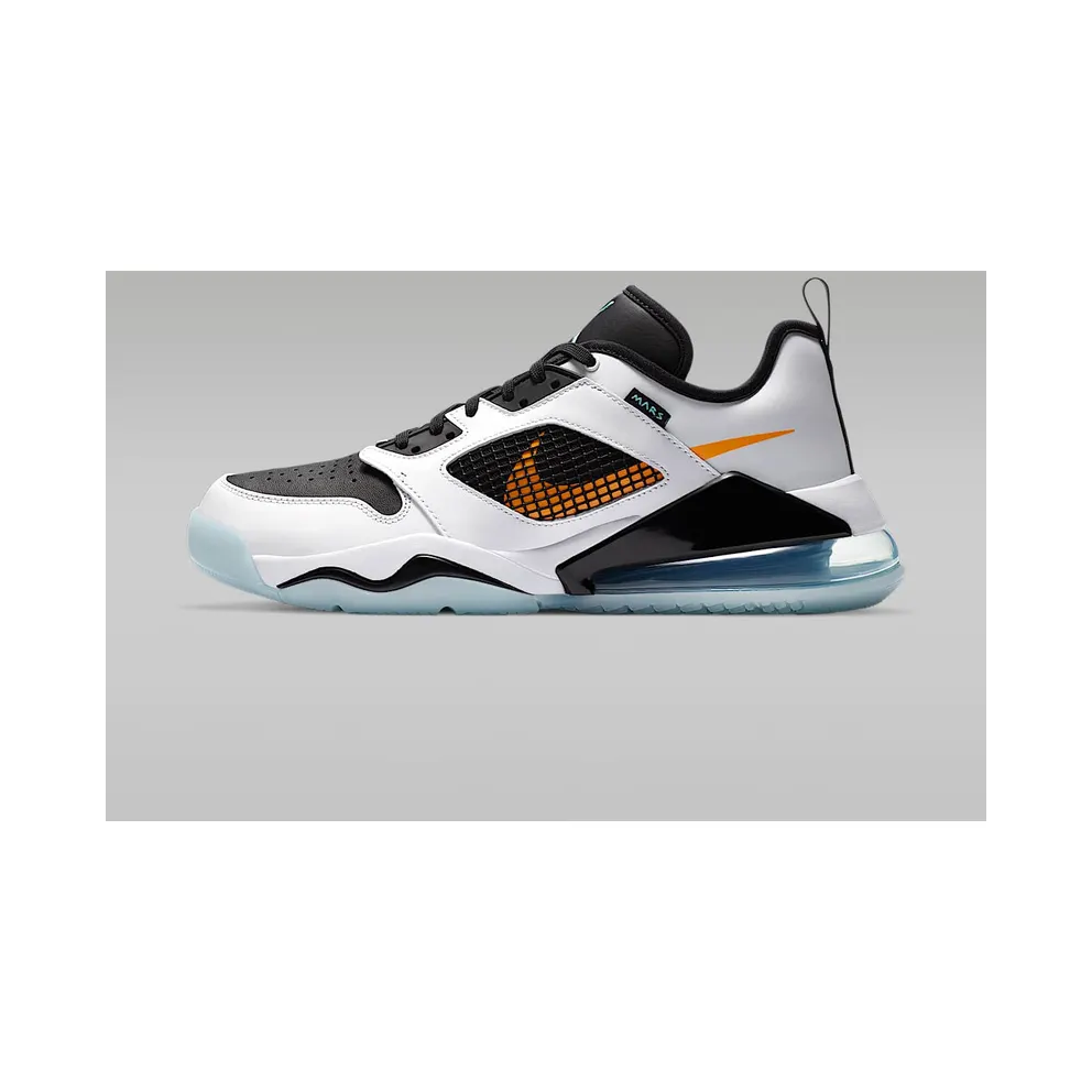 Jordan Mars 270 Low White Black Orange Aqua (CK1196-101)