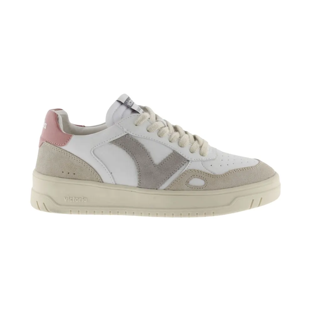 Victoria sneaker White – Grey – Pink (1257101-42)