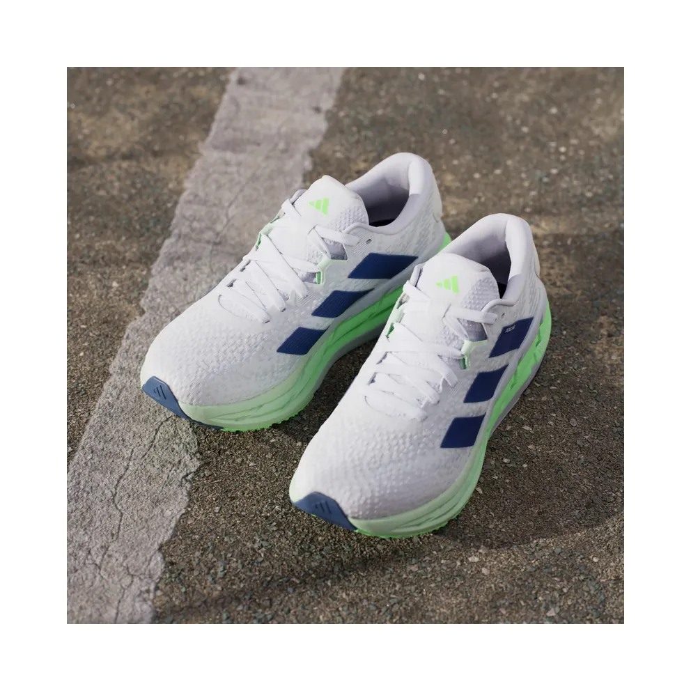 Adidas Adistar 4 Running Shoes Cloud White / Tech Indigo / Lime Burst (JP6574)