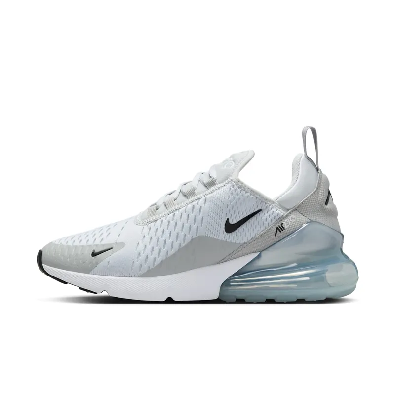 Nike Air Max 270 “Pure Platinum Light Smoke Grey Metallic Silver Black” (AH6789-018)
