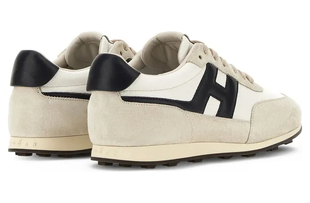 Hogan H699 Logo-patch “Neutrals/Black” (HXM6990GA00U WR891M) (3)