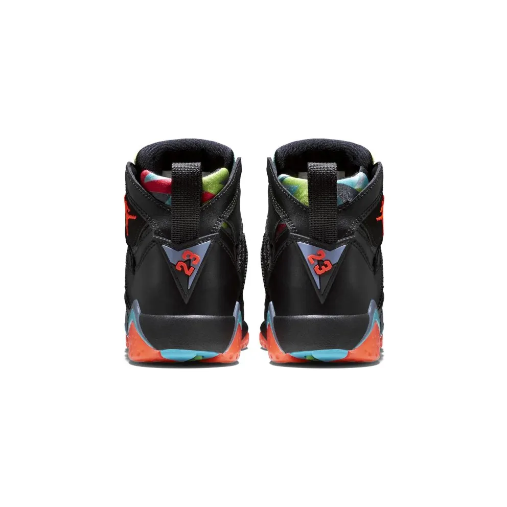 Jordan 7 Retro Barcelona Nights (GS) Black/Blue Graphite-Retro-Infrared 23 (705412-007)