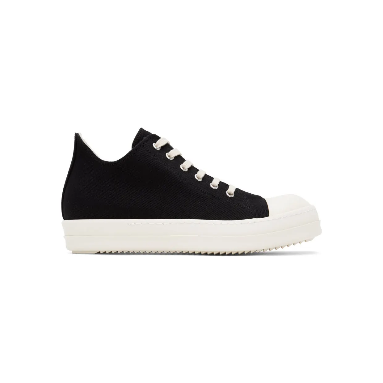 Rick Owens Drkshdw Black Denim Sneakers (DU02B4802 DQ)