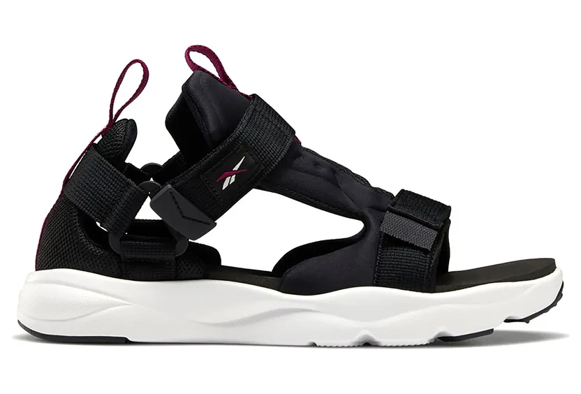 Reebok Furylite Sandal Black White Blaze Berry Black/White-Blaze Berry (Other Brands Reebok)
