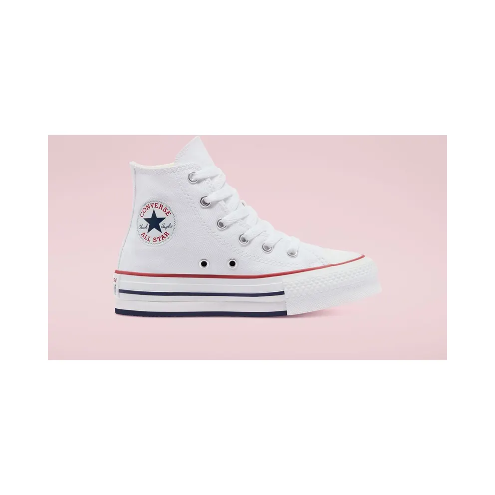 Converse Converse Color EVA Platform Chuck Taylor All Star High Top White/garnet/midnight Navy (671108C)