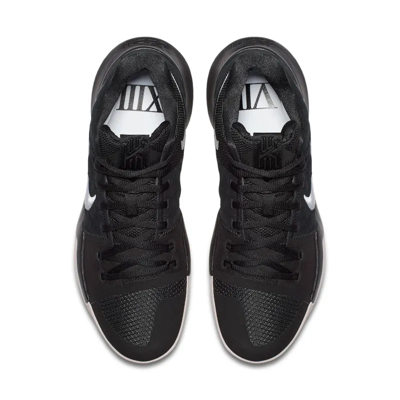 Nike Kyrie 3 Black Suede Black/White-Silt Red (852395-010)