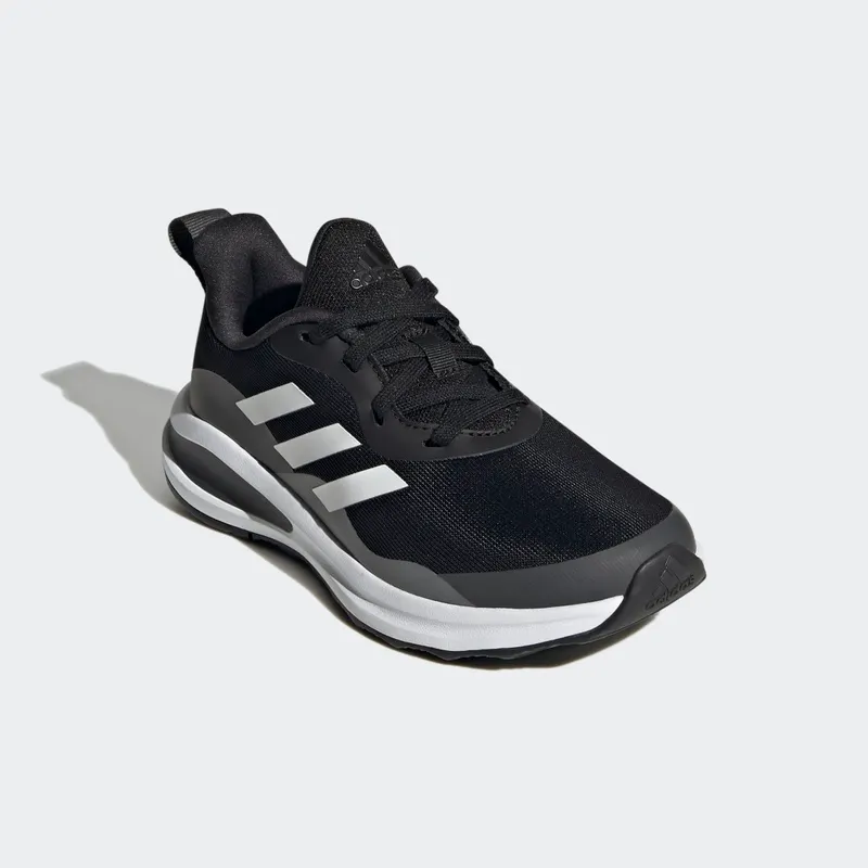 Adidas FortaRun Lace Running Shoes Core Black / Cloud White / Grey Six (GY7597)