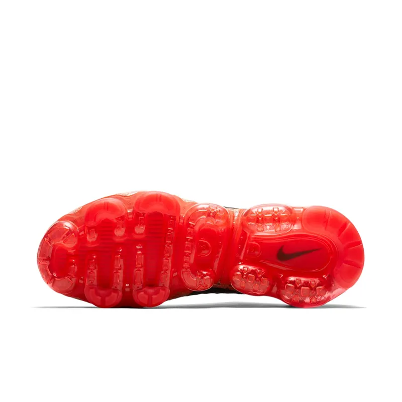 Nike Air VaporMax Wolf Grey Bright Crimson (W) Wolf Grey/Black-Light Crimson (849557-026)