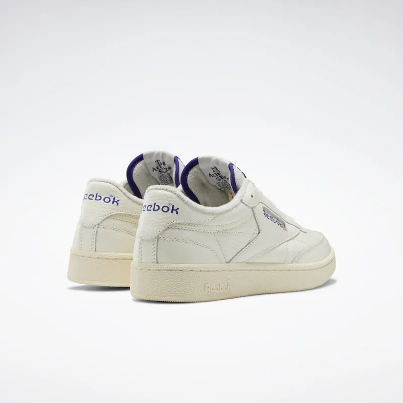 Reebok Club C 85 Shoes Chalk / Alabaster / Bold Purple