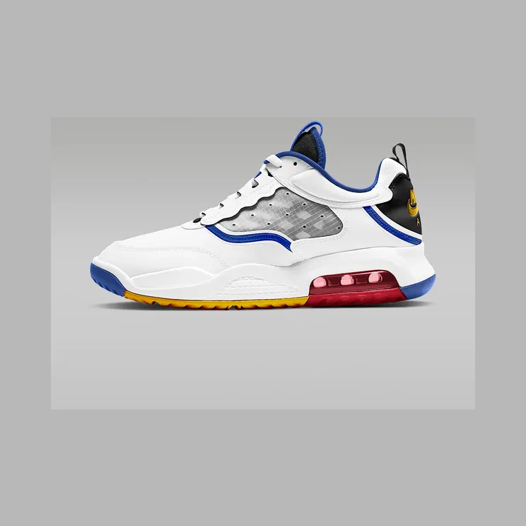 Jordan Air Max 200 ‘Dark Sulfur’ White/Black/Gym Red/Dark Sulfur (CD6105-110)