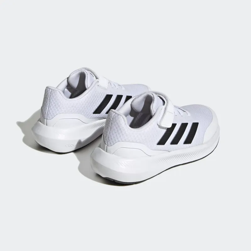 Adidas RunFalcon 3.0 with Elastische Veters and Velcro Cloud White / Core Black / Cloud White (HP5868)