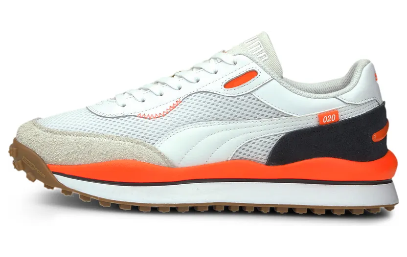 Puma Style Rider met een warme textuur Zwart/Wit (373382-05)
