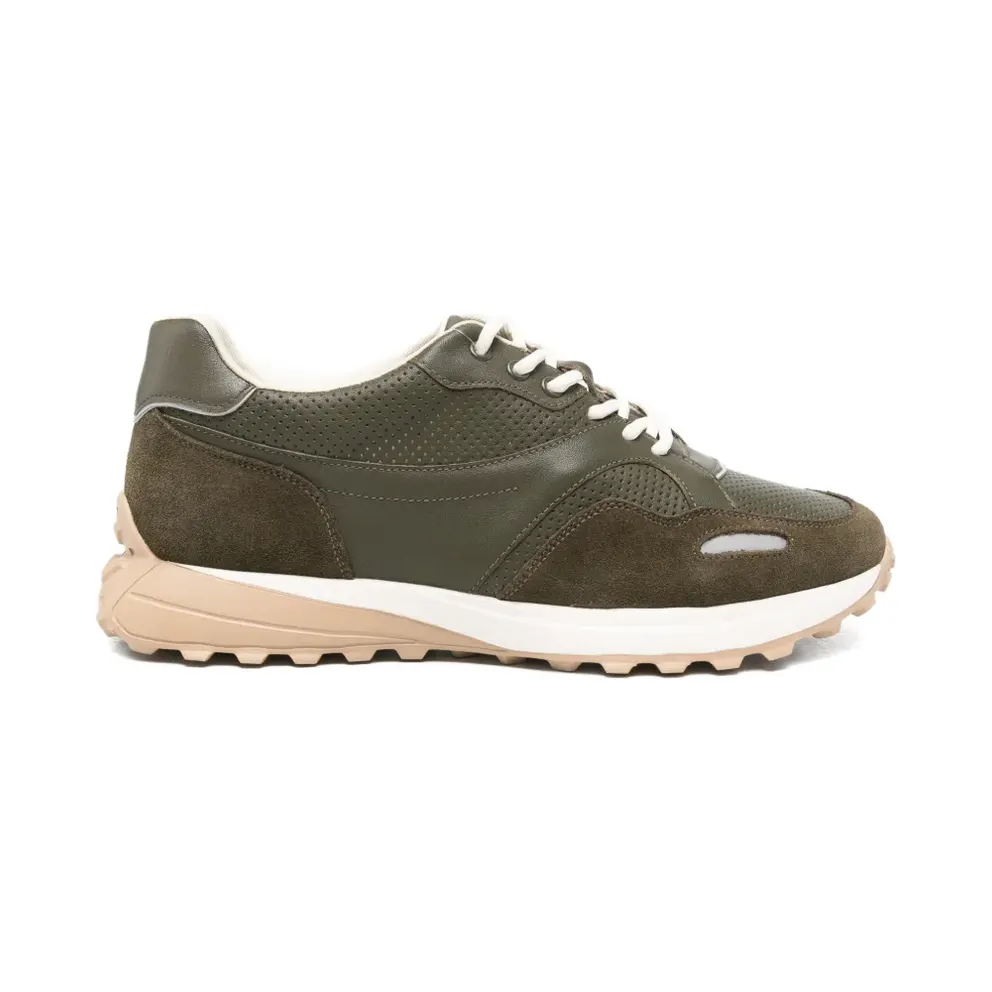 SERGIO MORETTI FIRENZE with geperforeerde vlakken – Green (396920254OLI)