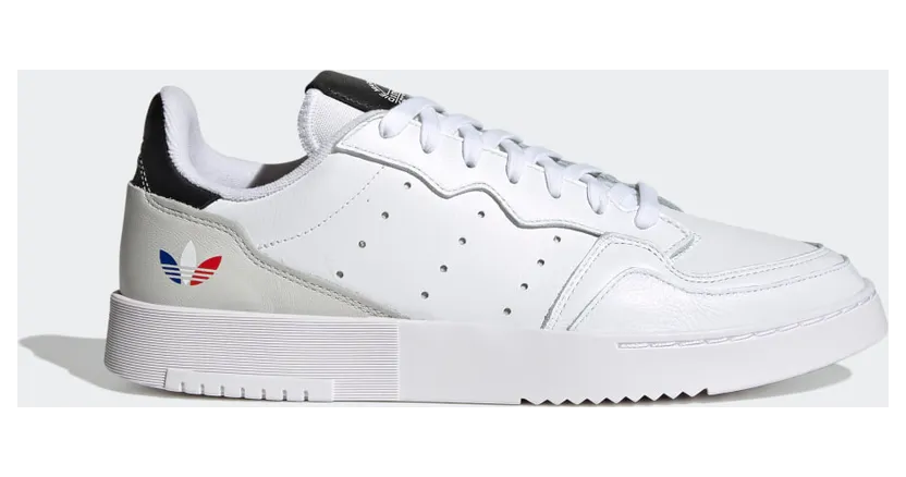 adidas Supercourt Schuh Cloud White / Red / Bold Blue (GW2535)