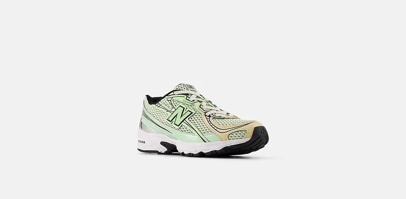 New Balance 740 Bungee Lace Mint Flash Ash Wood Lab Green (PZ740YC)