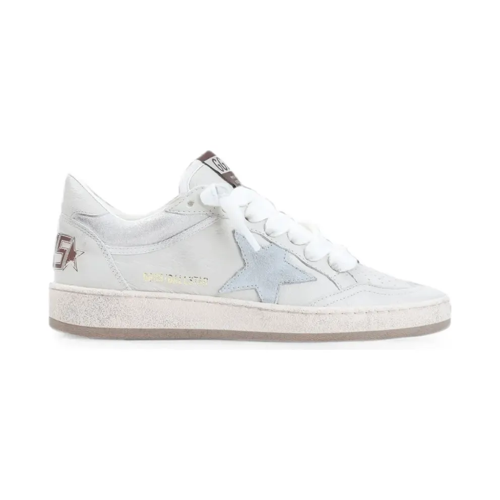 Golden Goose Ball Star in cream/light grey GWF00771F008701/T_GOLDE-12522_500-41