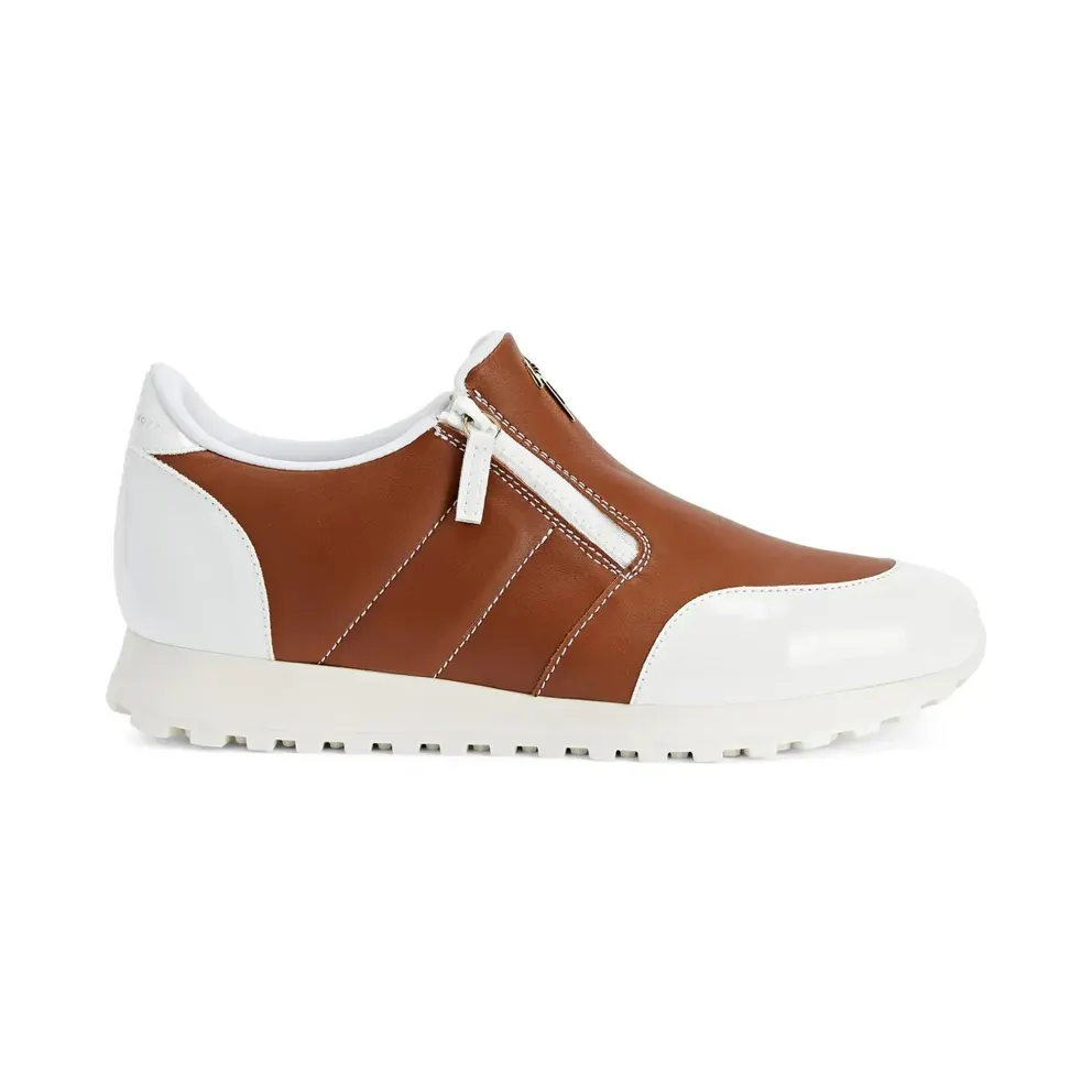 Giuseppe Zanotti Ilde Run mit doppeltem Reißverschluss – Brown (IU10058K15)